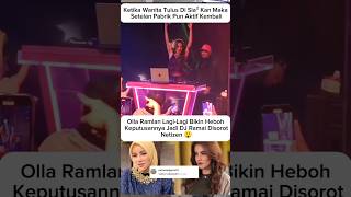 Olla Ramlan Balik Ke Stelan Awal, Profesi Barunya Jadi Dj Bikin Heboh