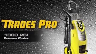 830271 Trades Pro 1800 PSI Electric Pressure Washer
