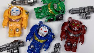 Lego Warhammer 40K - Space Marines Terminator Squad Ultramarines Unofficial Minifigures