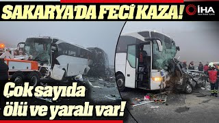 Kuzey Marmara Otoyolunda Zincirleme Kaza İlk Belirlemelere Göre 10 Ölü, 7Si Ağır 57 Yaralı