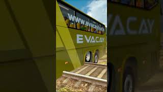 Scania Evacay Bus On Rail Track