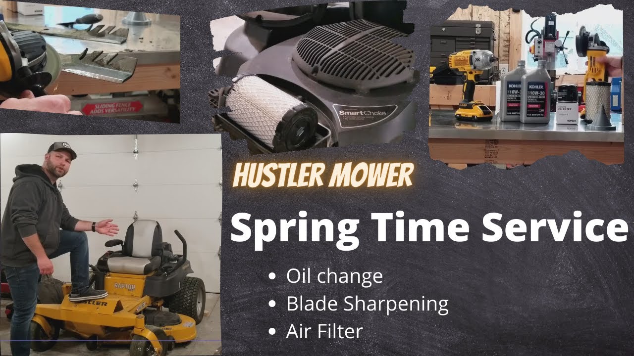 Dealer hustler mower