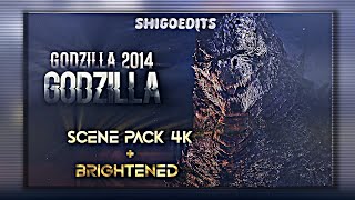 Godzilla 2014 Scene Pack 4K Brightened Godzilla 2014