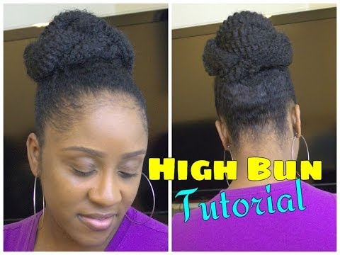 Natural Bun Marley Make Tutorial Braid tutorial To    Hair How Extra bun marley High Easy hair