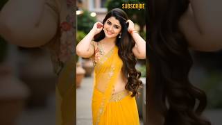 Yellow Saree Look Indian Beauty In Traditional Outfit Desi Girl Vibes