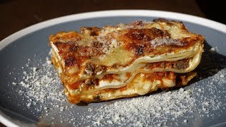 Start To Finish Beef And Cheese Lasagna Recipe Homemade Lasagna Noodles & Bolognese Sauce