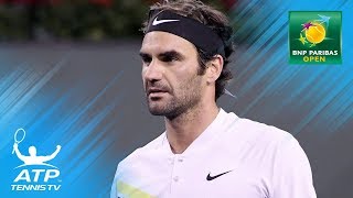 Best Shots From Brilliant Roger Federer V Hyeon Chung Match Indian Wells 2018