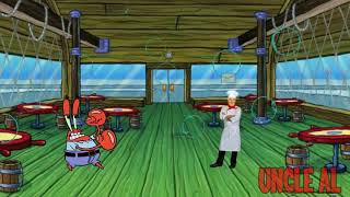 Uncle Al Mr. Krabs In Epic But Silent Showdown Against Chef Boyardee For 10 Hours