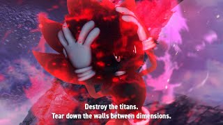 Corrupted Super Sonic Against The Ans Of Sonic Frontiers