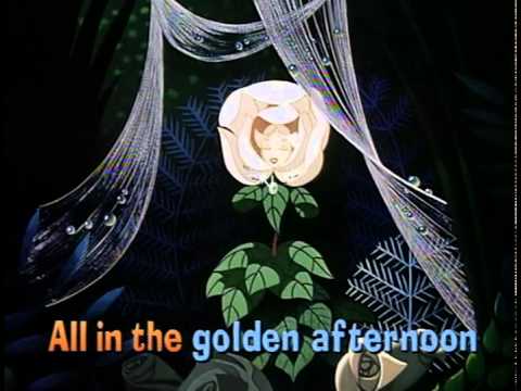 Lyrics All In The Golden Afternoon Alice In Wonderland Disney