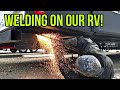 Cutting and Welding Upgrades on our BRAND NEW RV!  LCI Collaboration