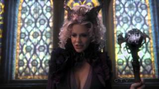 Once Upon A Time 1X22 A Land Without Magic Maleficent Transforms To Dragon&Fights Prince Charming