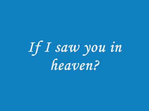Tears in Heaven (lyrics)