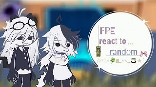 .𖥔 Fpe React To Random 2??? Fundamental Paper Education