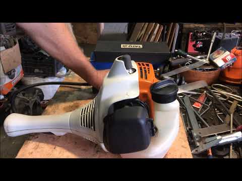 Бензо-коса STIHL FS-55 Типичный случай если заводить триммер не часто!