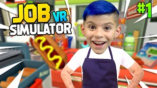 I Quit Youtube... To Be A Store Clerk Job Simulator Vr