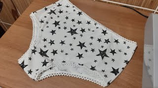 Evde Çok Kolay Çamaşır Dikimi Külot Dikimi Diy