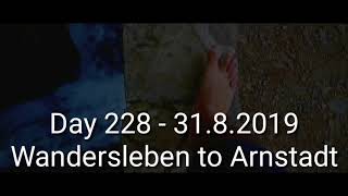 Tag 228 von Wandersleben nach Arnstadt - Trees of Memory - Bäume der Erinnerung für Suizidopfer