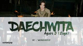 Agust D Suga - Daechwita Kolay Okunuşmveasy Lyricscolor Coded