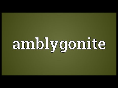 Header of amblygonite