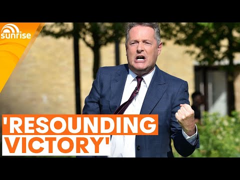 'RESOUNDING VICTORY' | Piers Morgan 'delighted' by victory over Meghan Markle | Sunrise
