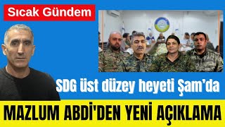 Dsg Üst Düzey Heyeti̇ Şamda - Abdi̇den Yeni̇ Açiklama