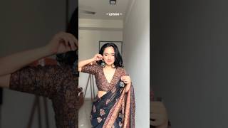 In Love With This Beautiful Black Saree