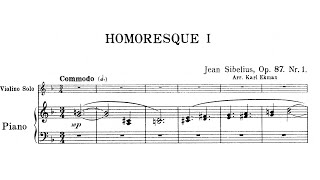 Jean Sibelius Six Humoresques, Op. 87 & 89 1916-1917