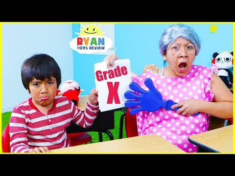 Ryan Pretend Play Learning Healthy Choices at School!!!