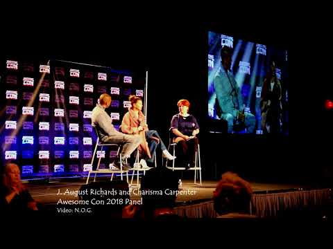 J. August Richards and Charisma Carpenter, Awesome Con 2018 Panel