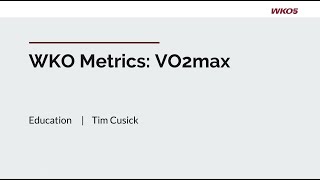 Vo2Max Defined - Wko Metrics