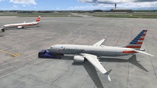 Ifly American Airlines Boeing 738 Max 8 Clt - Rsw W Sayintentionsai Premium & Injection And Fs2Crew