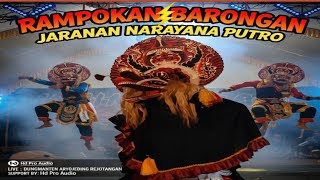Momen Seru Battle Rampokan Barongan Jaranan Narayana Putro Di Aryojeding Rejotangan