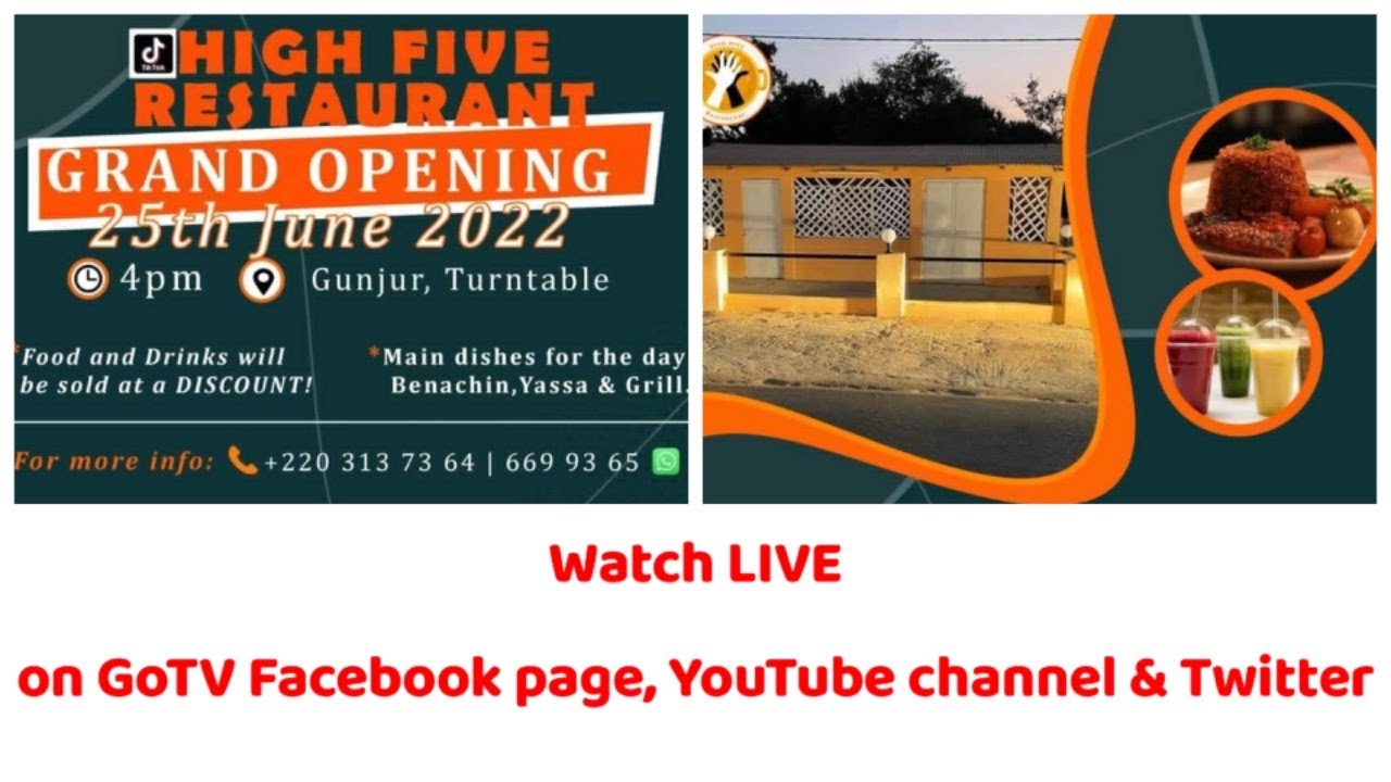 High Five Restaurant Grand Opening in Gunjur