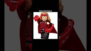 Lego Marvel Scarlet Witch Minifigure Evolution