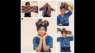 2018 Ankara Head Wrap Styles Clic Ways To Tie Ankara Head Wrap Styles