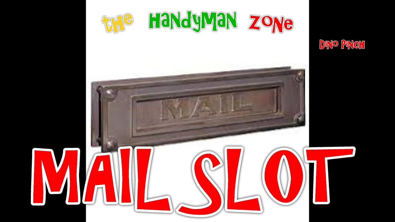 how to install mailbox slot in door video, prevent identity theft YouTube