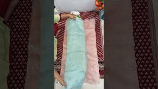 Partywear Transparent Saree With Stone Works