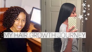 How Did My Hair Grow So Fast?|2018 Natural Hair Journey (Awkward Length to Hip Length)