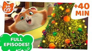 44 Cats | 40 MINUTES |  Episodes Compilation | Catastic Christmas stories! ☃️🎁
