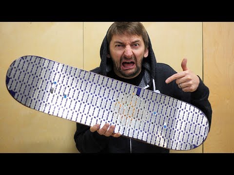 THE DEADLIEST SKATEBOARD EVER?! THE RAZOR BLADE COVERED SKATEBOARD