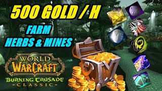 Wow Tbc Clic D Farm Herbalism & Mining 500 D H Easy Guide Addons Configuration