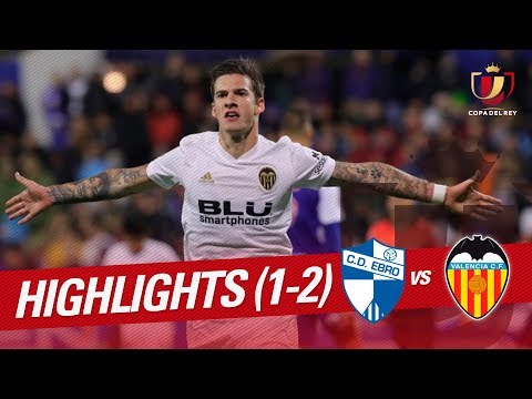 Resumen de CD Ebro vs Valencia CF (1-2)
