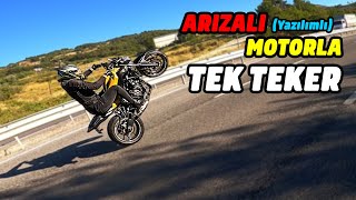 Arizali Motor Ile Tek Teker - Mt07 Motovlog