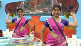 Bigg Boss Fame Losliya Rare Navel Show Hdrp