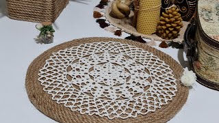 Tığişi Harika Bir Model Yuvarlak Dantel Part 2 & Crochet Doily