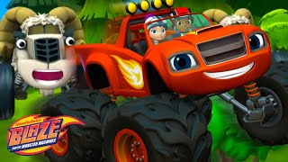 Blaze Gets Chased By Wild Sheep Blaze And The Monster Machines