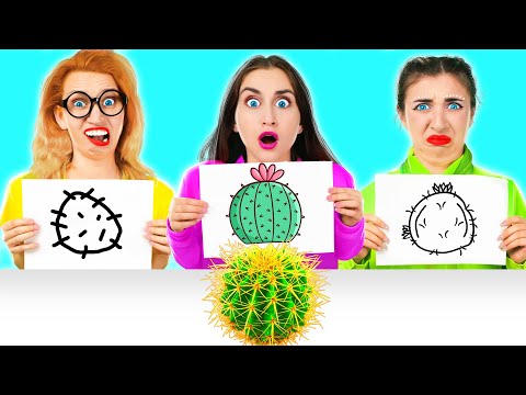 VẼ VÀ ĂN THÁCH thức #2 | Đùa cuộc chiến Tranh Multi DO