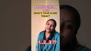 Pronunciation Test Ii Three Words Probably Mispronounced Ii Check Your Score Today