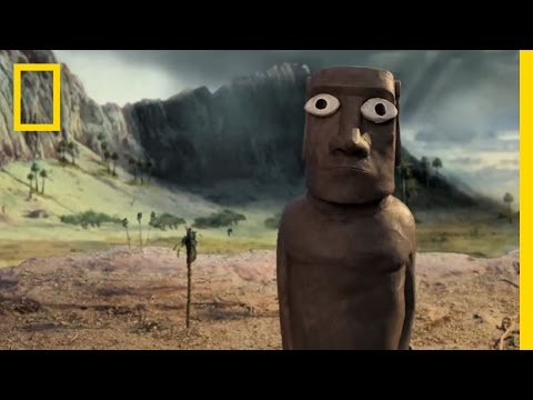 Easter Island Animation—How Were the Giant Statues Moved?